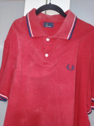 Polo Fred Perry Rojo Talla L