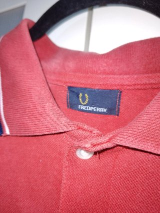 Polo Fred Perry Rojo Talla L