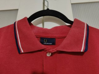 Polo Fred Perry Rojo Talla L