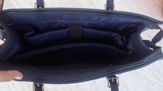 Bolso grande azul marino