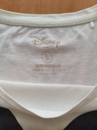 Camiseta Springfield Talla S Minnie Mouse