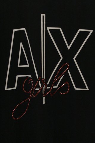 Camiseta Emporio Armani AX Negra