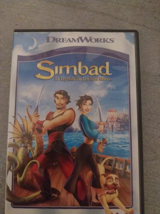 DVD Simbad: La Leyenda de los Siete Mares
