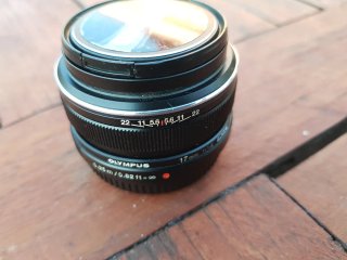 Objetivo Olympus M.Zuiko 17mm 1:1.8 M4/3