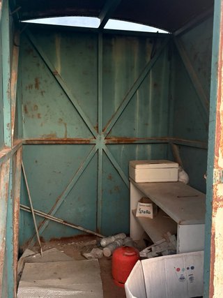 Caseta de obra/huerto metálica