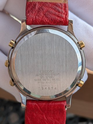 Orologio Seiko Cronografo Vintage 7T32-6A50