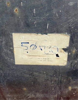 Insegna Smaltata Vintage Associazione Artigiani