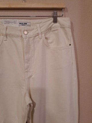 Pantalón Tejano Salsa Talla 44 Beige