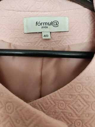 Blazer rosa talla 40