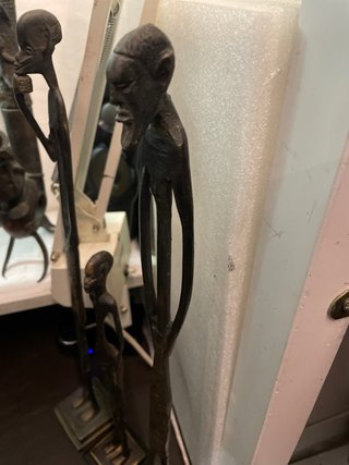 Figuras Arte Africano Metal aleacion no es hierro
