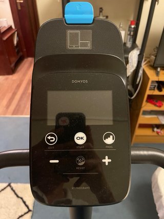 BICICLETA ESTATICA DOMYOS 140