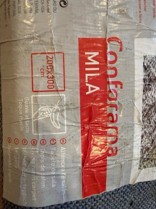 Alfombra Grande Beige y Marrón 200x300