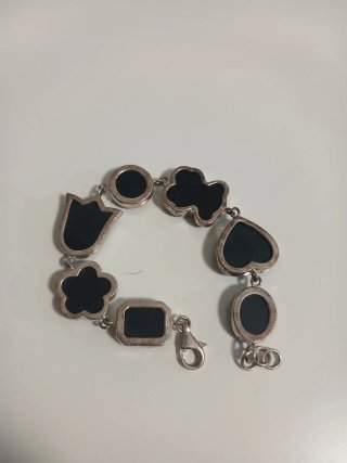 Conjunto Tous: Anillo, Pulsera y Colgante Onix