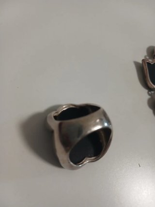 Conjunto Tous: Anillo, Pulsera y Colgante Onix
