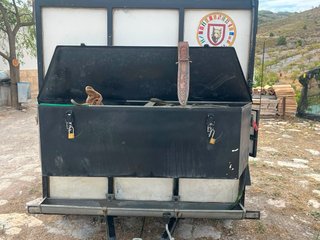 Remolque para rehala de perros