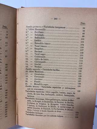 Antiguo y raro libro del cultivo del olivo