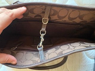 Bolso Coach Marrón Monogram