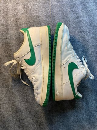 Nike Air Force 1 Blancas y Verdes