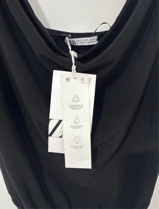 Body tirantes Zara negro