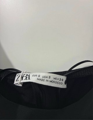 Body tirantes Zara negro