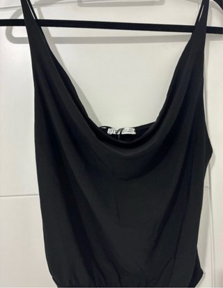 Body tirantes Zara negro