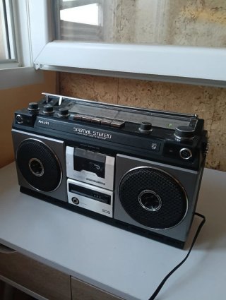 Radio Cassette Vintage Philips Spatial Stereo 508