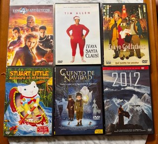 Lote de 6 DVDs variados!