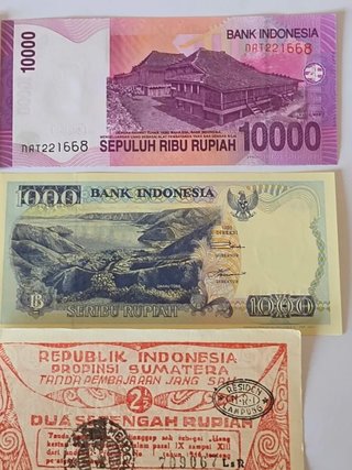 Lotes de Billetes Indonesia Varios