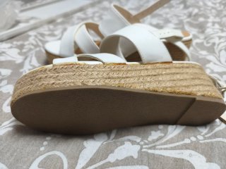 Sandalias INSIDE blancas talla 39