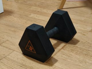 Mancuerna Domyos 15 kg Hexagonal
