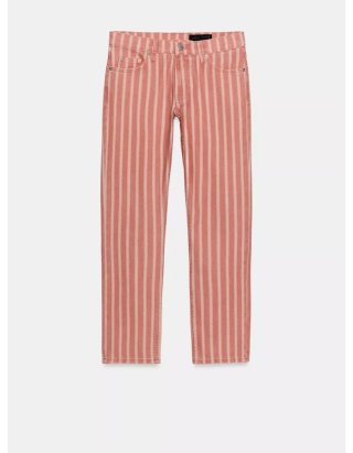 Pantalón Zara rayas rosa