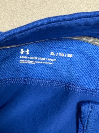 Sudadera Under Armour media cremallera azul XL