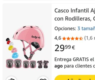 Kit Protección Patines/Patinete/Bici Rosa