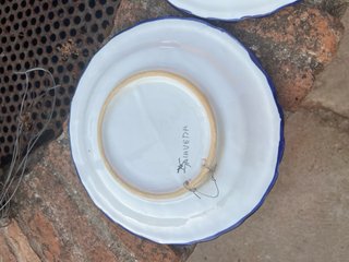 Lote 3 Piatti Ceramica Talavera de la Reina 25 cm