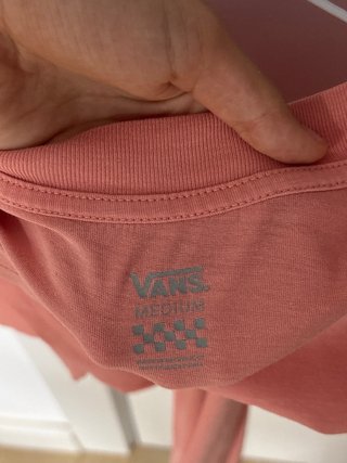 Camiseta Vans Rosa/Naranja Talla M Mujer