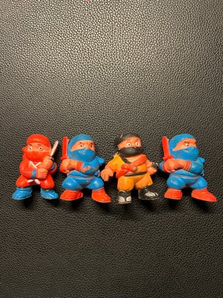 Lote 4 Figuras PVC Ninja Soma 1986