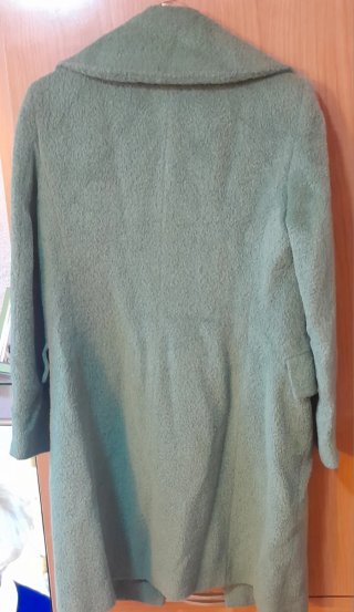 Abrigo Javier Vicente Lana Alpaca Verde