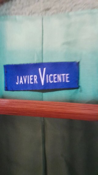 Abrigo Javier Vicente Lana Alpaca Verde