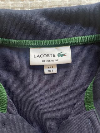 Polo Lacoste Azul Marino
