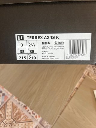 Adidas Terrex Zapatillas Negras y Grises