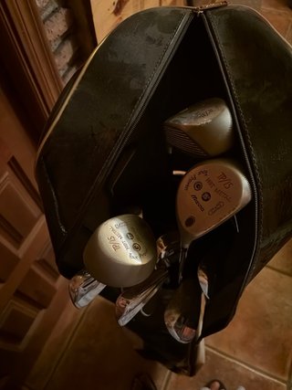 Bolsa Golf Vintage Titleist Negra/Blanca