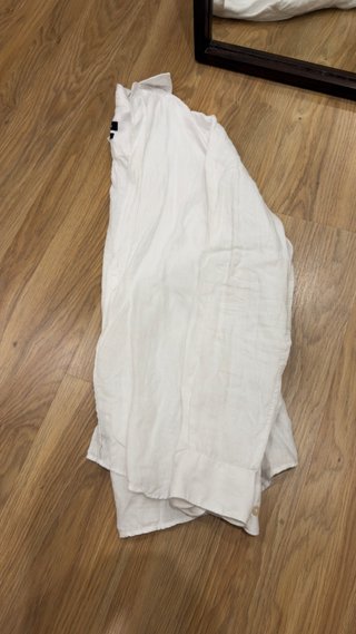 Camisa blanca de vestir
