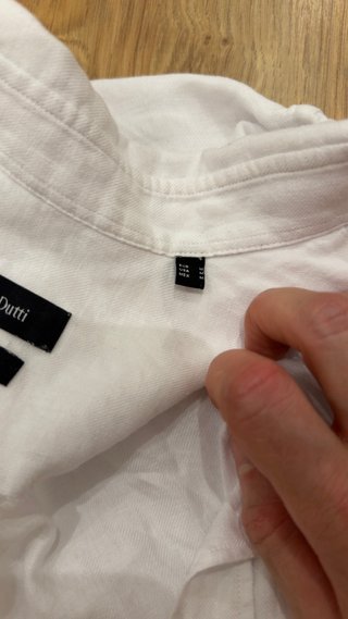 Camisa blanca de vestir