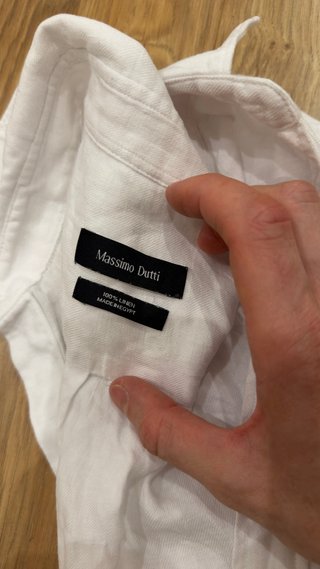 Camisa blanca de vestir