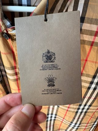 Camisa Burberry cuadros Talla S
