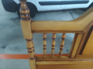 Cama de madera 135