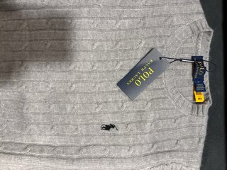 Jersey estilo Polo Ralph Lauren Gris Trenzado