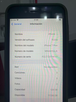 iPhone 7 Plus 128GB Negro