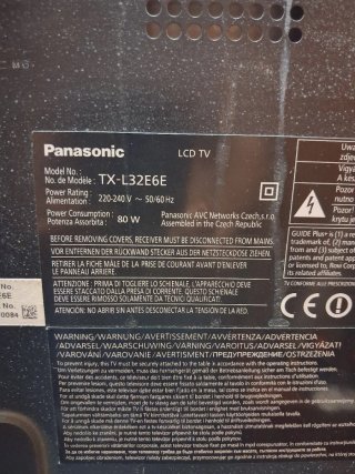 TV 32" PANASONIC SMART TV TX-L32E6E
