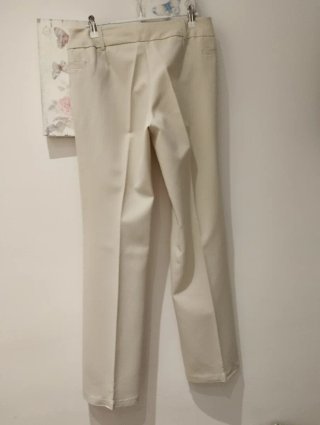 Pantalón de vestir beige mujer